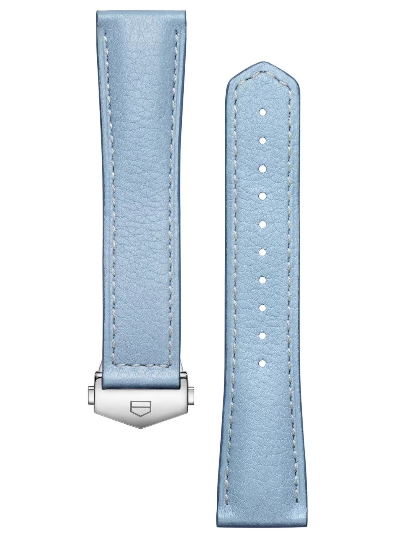 TAG Heuer Carrera 36Mm Baby Blue Leather Strap