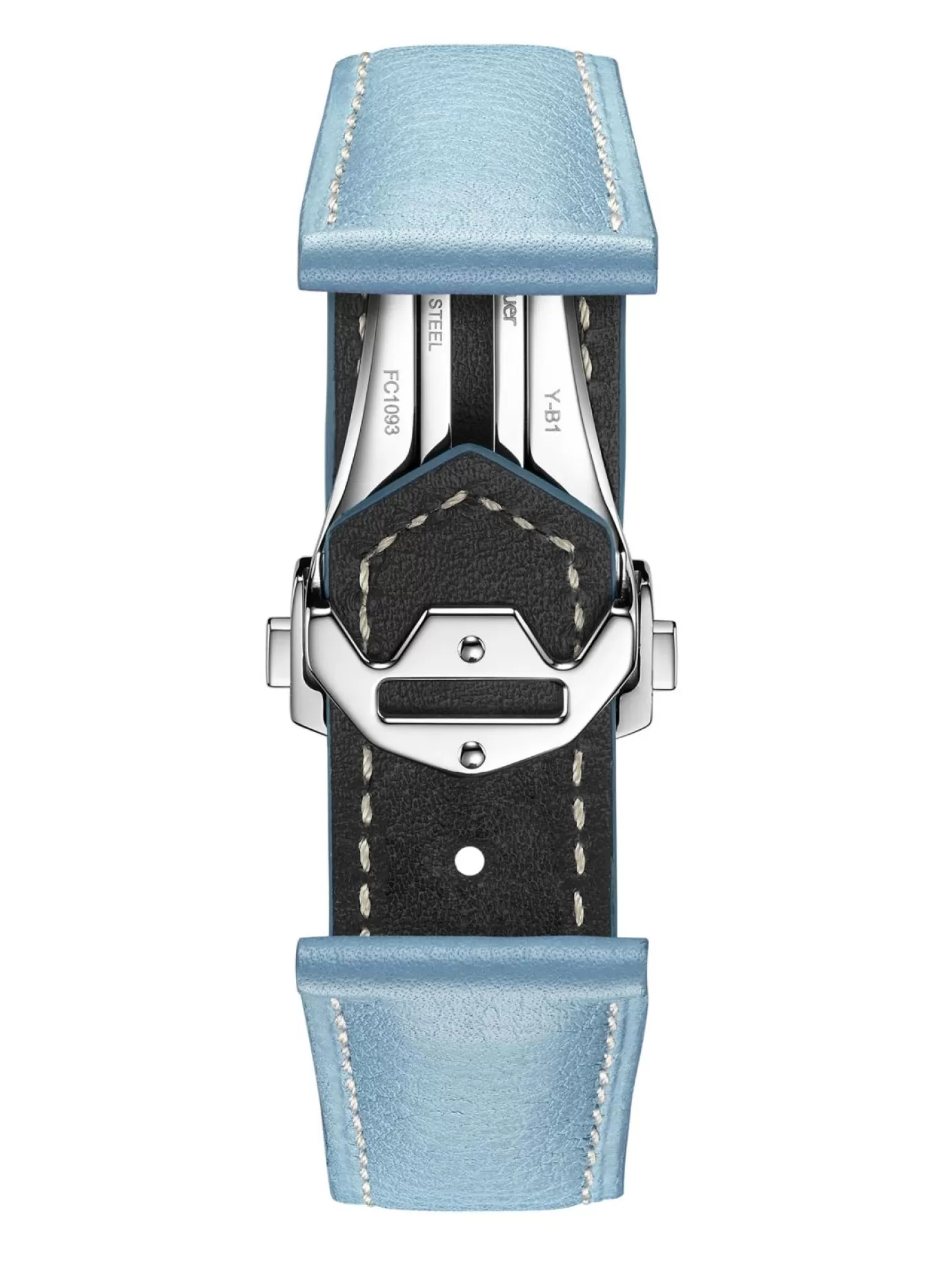 TAG Heuer Carrera 36Mm Baby Blue Leather Strap