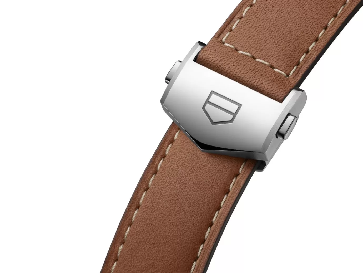 TAG Heuer Carrera 39Mm Brown Perforated Leather Strap