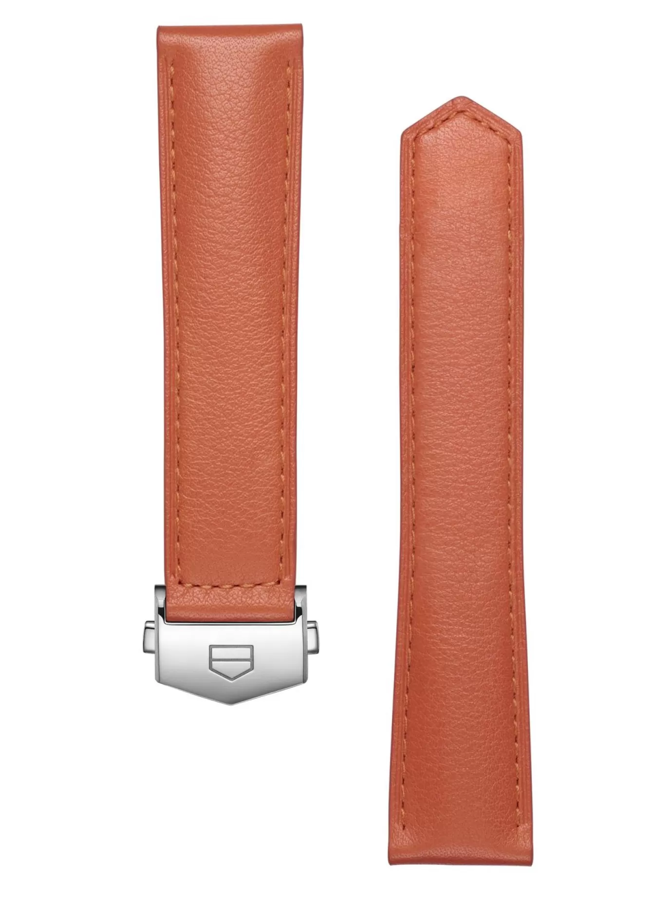 TAG Heuer Carrera 39Mm Orange Leather Strap